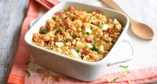 Crumble d&rsquo;artichaut au chèvre frais - 3049